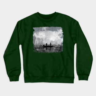 Night Fishing - Grey Night Crewneck Sweatshirt